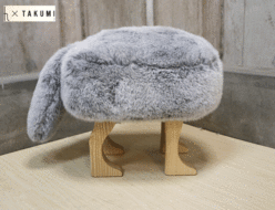 【匠工芸】アッシュコンセプト(h concept) ANIMAL STOOL アニマルスツール 子供椅子 フォックスグレー Sサイズ 出張買取 東京都世田谷区