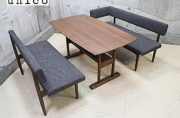 unico】ウニコ SUK スーク ソファダイニング テーブル&ベンチ&レフト