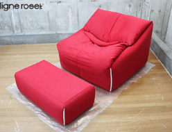 【ligne roset】リーンロゼ PLUMY プリューミー 1Pソファ&オットマン アニー・イエロイムス 出張買取 東京都杉並区