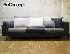 【BoConcept】ボーコンセプト I.D.V.2 マルチカラー 3人掛けソファ 革&布 出張買取 東京都港区