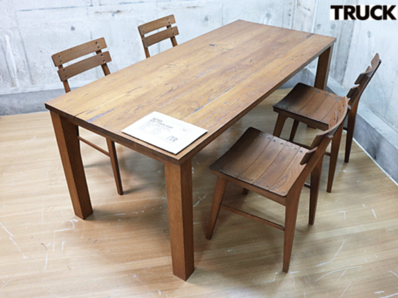 TRUCK FURNITURE】トラックファニチャー OAK SR TABLE/DOCK CHAIR