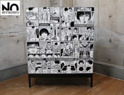 【Ennezero】CREPAX KADHORNA CABINET キャビネット チェスト 漫画イラスト 出張買取 東京都新宿区