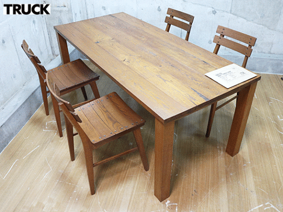 TRUCK FURNITURE】トラックファニチャー OAK SR TABLE/DOCK CHAIR