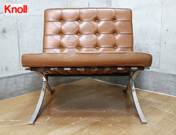 【Knoll】ノル Barcelona chair バルセロナチェア ミース・ファン・デル・ローエ ヴィンテージ 刻印なし 出張買取 東京都世田谷区