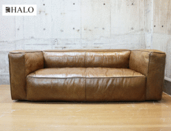 【HALO】ハロ NEW TRIBECA SOFA ニュー トライベッカ ソファ 本革 3人掛け 出張買取 東京都世田谷区