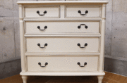 ローラアシュレイ CLIFTON クリフトン 4段チェスト リビング収納 廃番 LAURA ASHLEY】ローラアシュレイ CLIFTON クリフトン 4段