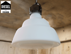 【DIESEL LIVING with FOSCARINI】ディーゼル/フォスカリーニ GLAS SUSPENSION グラス サスペンション ラージ ペンダントライト/照明 ホワイト 出張買取 東京都目黒区