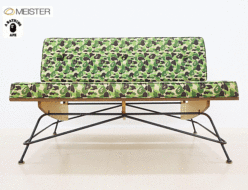 【A BATHING APE×MEISTER】ア ベイシング エイプ×マイスター BAPE CAMO SOFA ベイプ カモ ソファ MS2 2人掛けソファ 迷彩 出張買取 東京都渋谷区