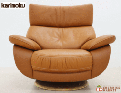 【Karimoku】カリモク ZT73モデル  肘掛け椅子 回転式 ZT7307WS 出張買取 東京都大田区