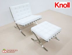 【Knoll】ノル Barcelona バルセロナチェア&スツール オットマン ミース・ファン・デル・ローエ 本革 出張買取 東京都目黒区