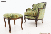 domani】ドマーニ カリモク Louis XV ルイ15世 1人掛けソファ