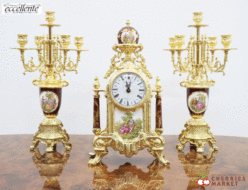 【eccellente】エクセレンテ 時計 キャンドルスタンド 3点セット イタリア 出張買取 東京都港区