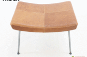 TRUCK FURNITURE】トラックファニチャー FURROWED-LEATHER STOOL ファ 