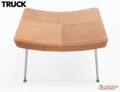 【TRUCK FURNITURE】トラックファニチャー FURROWED-LEATHER STOOL ファロードレザースツール/オットマン 出張買取 東京都杉並区