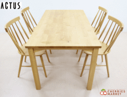 【ACTUS】アクタス BEVEL DINING TABLE W150 ベベル ダイニングテーブル W150&ELIZA エリザ ダイニングテーブル&チェア5点セット 出張買取 東京都新宿区