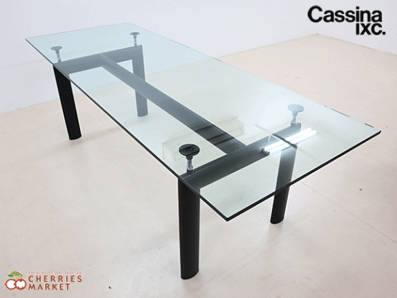 Cassina】カッシーナ LC6 テーブル/ガラステーブル/ダイニングテーブル 