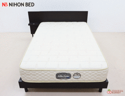 【日本ベッド】NIHON BED シルキーポケット ハード/CARRANO カラーノ セミダブルベッド ナイトテーブル付 出張買取 東京都品川区