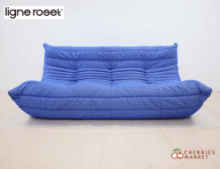 【ligne roset】リーンロゼ TOGO トーゴ 3人掛けソファ ブルー ファブリック 出張買取 東京都千代田区