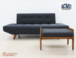 【ACME Furniture】アクメ ファニチャー TROY SOFA トロイ ソファー 3人掛けソファ&DELMAR デルマー オットマン/スツール 出張買取 東京都武蔵野市