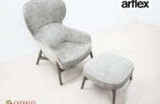 tatsuki/アルフレックス　ジュリオ　ラウンジチェア　オットマン　美品 arflex (アルフレックス) GIULIO(ジュリオ) ラウンジチェア
