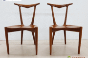 家具蔵】KAGURA KAGURA 無垢材 CHAIR FINⅡ フィン Ⅱ アームレス