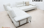 Domicil】ドミシール IDC大塚家具 総革 DM-0360 電動コーナーソファ