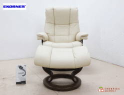 【Ekornes】エコーネス メイフェア 本革 ストレスレスチェア&オットマン バティック Mサイズ バティック 出張買取 東京都港区