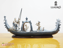 【LLADRO】リヤドロ 陶器人形 Venetian serenade ゴンドラバロッカ フィギュリン オブジェ ポーセリン 限定版 444/750 証明書付 出張買取 東京都港区