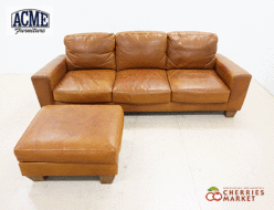 【ACME Furniture】アクメ ファニチャー FRESNO SOFA フレスノ ソファ 3人掛けソファ&オットマン/スツール レザー/革 出張買取 埼玉県戸田市