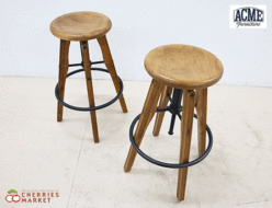 【ACME Furniture】アクメ・ファニチャー IRVIN HIGH STOOL アーヴィン ハイ スツール 2脚セット 出張買取 東京都新宿区