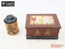 【Lloyd’s Antiques】ロイズアンティークス ハンドペイント テディ チェスト/収納/小物入れ 2点セット 出張買取 神奈川県横浜市神奈川区