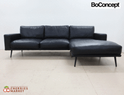 【BoConcept】ボーコンセプト CARLTON カールトン コーナーソファ/カウチソファ 黒総革 出張買取 東京都港区