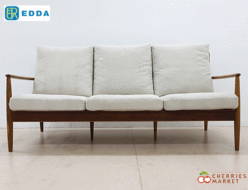 【EDDA】エッダ 3P Sofa Fabric 3人掛けソファ 出張買取 東京都調布市