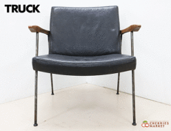 【TRUCK FURNITURE】トラックファニチャー FURROWED-LEATHER ARM CHAIR ファロード レザー アーム チェア ラウンジチェア 出張買取 東京都世田谷区