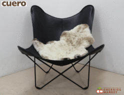 【CUERO社】クエロ BKF BUTTERFLY CHAIR バタフライチェア/ラウンジチェア マリポサブラック シープスキン付 出張買取 東京都渋谷区