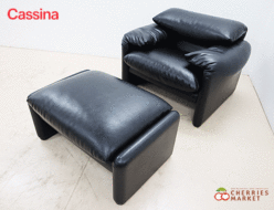 【Cassina】カッシーナ MARALUNGA マラルンガ 1Pソファ/1人掛けソファ＆オットマン/スツール ヴィコ・マジストレッティ 出張買取 東京都武蔵野市