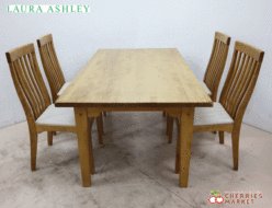 【LAURA ASHLEY】ローラ アシュレイ GARRAT ギャラット ダイニングテーブル&ダイニングチェア ダイニング5点セット 出張買取 東京都港区
