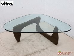 【vitra】ヴィトラ Isamu Noguchi イサムノグチ コーヒーテーブル/リビングテーブル ガラス×ウォールナット 出張買取 東京都港区