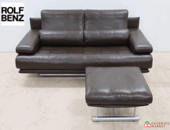 【ROLF BENZ】最高峰 ロルフベンツ IDC大塚家具 6500 総革 2人掛けソファ＆オットマン/スツール 出張買取 東京都中央区