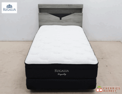 【REGALIA】レガリア Kingsdown キングスダウン IDC大塚家具 ロイヤルティ/ミエル シングルベッド ダブルクッション 照明付 出張買取 東京都千代田区