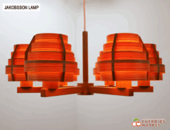 【JAKOBSSON LAMP】ヤコブソンランプ シャンデリア 6灯 Φ657 天井照明 ハンス・アウネ・ヤコブソン ヤマギワ 出張買取 東京都渋谷区