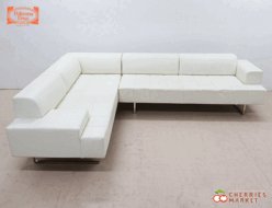 【Poltrona Frau】ポルトローナ・フラウ Quadra クアドラ カウチ コーナーソファ レザー 出張買取 東京都大田区