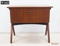 【Lloyd’s Antiques】 ロイズアンティークス ソーイングテーブル ソーイングBOX チーク材 北欧 デンマーク 出張買取 神奈川県川崎市川崎区