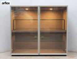 【arflex】アルフレックス C.C.09 キャビネット/収納 DOOR BOX 両開き扉 照明付 カルロ・コロンボ 出張買取 東京都品川区