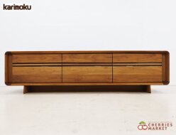 【Karimoku】カリモク ソリッドアールボード QU6127 TVボード/テレビボード/TV台/AVボード ウォールナット 出張買取 東京都豊島区