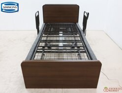 【Simmons】シモンズ キャビネット グランサリー 2モーター 電動リクライニングベッド シングルベッド ベッドフレーム ハンドレール付 出張買取 東京都大田区