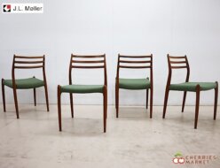 【J.L.Moller】JLモラー Model.78 ダイニングチェア チーク材 北欧ヴィンテージ家具 デンマーク  買取 東京都目黒区