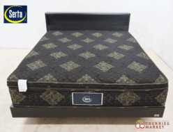 【Serta】サータ IDC大塚家具 トラディション ピローソフト 1トップ 6.8/ハリウッド4008 クイーンベッド 照明付 出張買取 東京都調布市