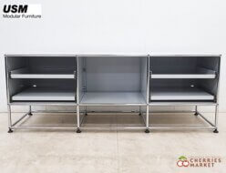 【USM Haller System】USMハラーシステム 3列2段 キャビネット/シェルフ テレビボード/TV台/TVボード 出張買取 東京都武蔵野市 【USM Haller System】USMハラーシステム 3列2段 キャビネット/シェルフ テレビボード/TV台/TVボード 出張買取 東京都武蔵野市