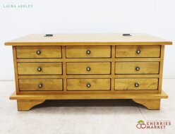 【LAURA ASHLEY】ローラ アシュレイ Garrat ギャラット 9ドロワー スモールボックス コーヒーテーブル/センターテーブル チェスト 出張買取 神奈川県横浜市港南区